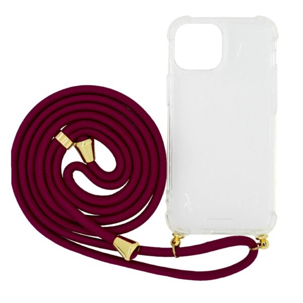 Θήκη Goospery Strap Case για Apple IPhone 13 Mini Μπορντώ