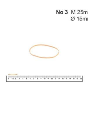 Λάστιχα Νο 3 25 Øx1.4x1.4χιλ. (1kg) ΠΑΚ