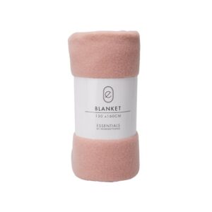 Κουβέρτα Fleece ροζ 130x160εκ.