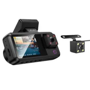 Καταγραφική Κάμερα Αυτοκινήτου Hoco DV15 720p HD 150mAh Wifi Ultra Wide Γωνία 140° 2" Οθόνη Οπίσθια Κάμερα 480p Κάρτα SD έως 128GB Μαύρη