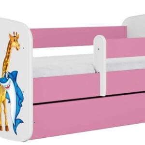 Παιδικό Κρεβάτι Babydreams Cartoon-Roz-180 x 80-Animals
