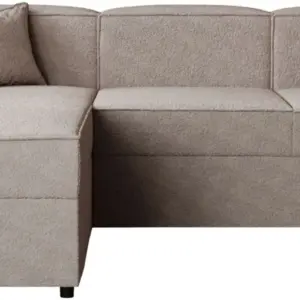 Γωνιακός καναπές Santos-Silver Gray-Αριστερή